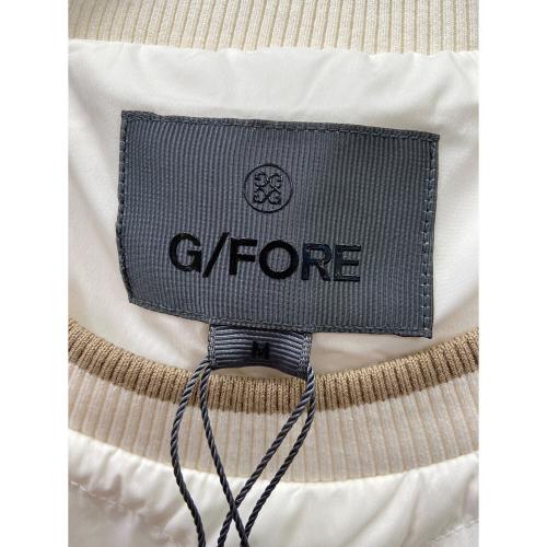 G/FORE (ジーフォア) ベスト ゴルフウェア(トップス) GMVAW23401 メンズ SIZE M ホワイト×ブラウン