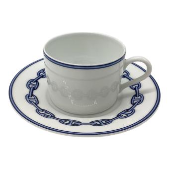 HERMES (エルメス) カップ&ソーサー シェーヌダンク