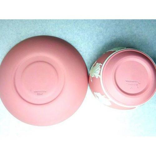 Wedgwood カップ&ソーサー　ピンク 未使用品 ジャスパー/ダンシングアワー 単品 ダンシングアワー