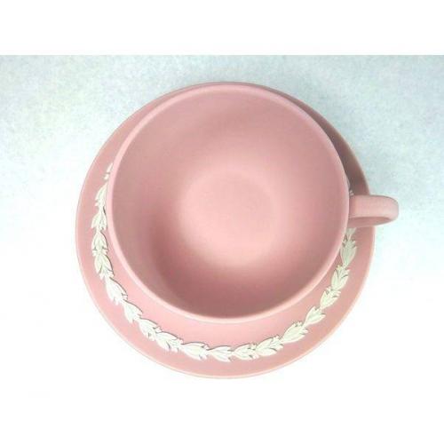 Wedgwood カップ&ソーサー　ピンク 未使用品 ジャスパー/ダンシングアワー 単品 ダンシングアワー