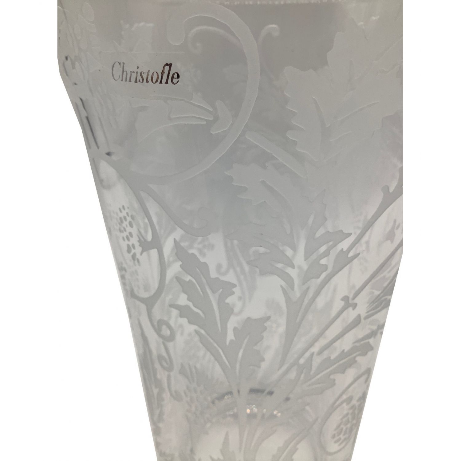 Christofle クリストフル 花瓶 フラワーベース クリスタル - 花瓶