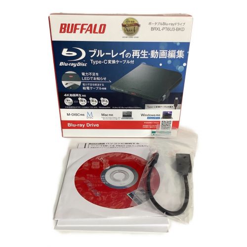 BUFFALO (バッファロー) Blu-rayドライブ BRXL-PT6U3-BKD ...