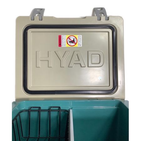 HYAD (ヒャド) クーラーボックス ベージュ×ブルー 25.6L 27 ICE BOX