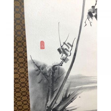 宮本武蔵書画名品選 掛軸セット 紅梅鳩図・枯木鳴鵙図・布袋観闘鶏図