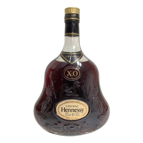 ヘネシー (Hennessy) コニャック 1000ml 箱付 XO 金キャップ 未開封 ...