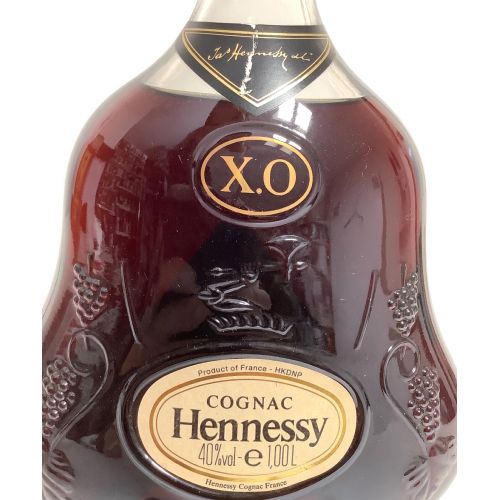 ヘネシー (Hennessy) コニャック 1000ml 箱付 XO 金キャップ 未開封