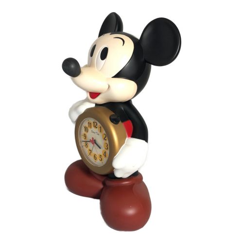 ジャンク品】DISNEY (ディズニー) レトロ置時計 ミッキー Disney Time