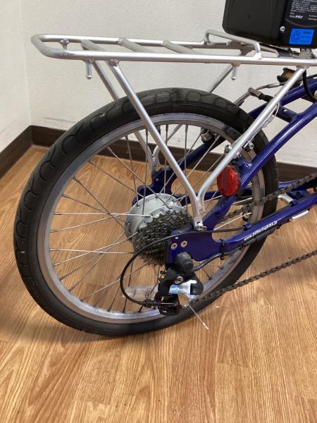 Daytona PotteringBike 電動アシスト自転車 20インチ ブルー×ブラウン