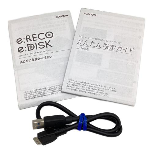 エレコム USB3.0対応ポータブルハードディスク e：DISK 1TB ELP-CED010UBK 1台 エレコムUSB3.0対応ポータブルハードディスク e:DISK 2TB ELP