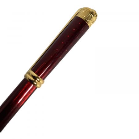 Christian Dior (クリスチャン ディオール) ボールペン stylos-pens レッド×ゴールドカラー