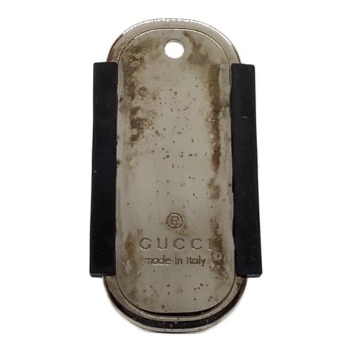 GUCCI (グッチ) ドッグタグプレート キズ・変色・ベタツキ有