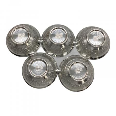 ★未使用★錫半　錫器　酒器セット　両開飾り棚　昭和レトロ お猪口 徳利 ☆未使用☆錫半 錫器 酒器セット 両開飾り棚 昭和レトロ