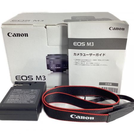 CANON (キャノン) ミラーレスデジタル一眼レフカメラ EOS M3 2470万画素 専用電池 -