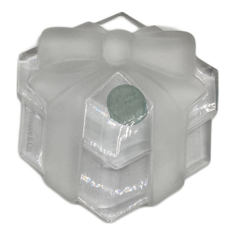 TIFFANY & Co. (ティファニー) クリスタルペーパーウエイト リボン