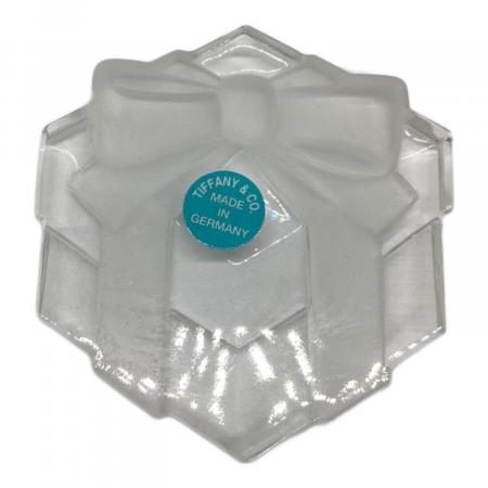 TIFFANY & Co. (ティファニー) クリスタルペーパーウエイト リボン