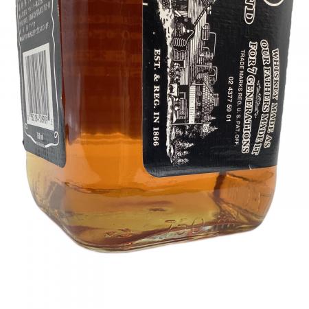 Jack Daniel's テネシーウイスキー 750ml 1980年製 ジャックダニエル テネシーウィスキー ※ラベルハガレ有 750ml ブラック