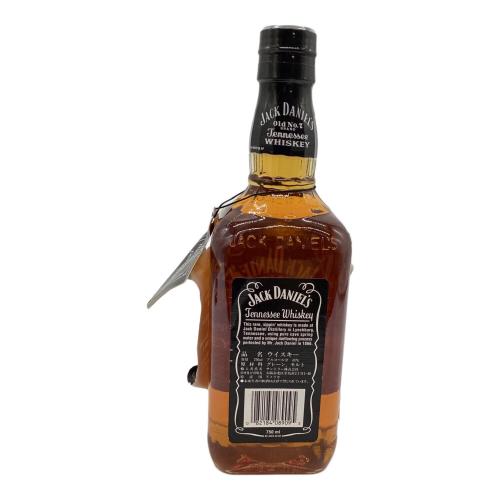 ジャックダニエル テネシーウィスキー ※ラベルハガレ有 750ml ブラック 旧ボトル 未開封