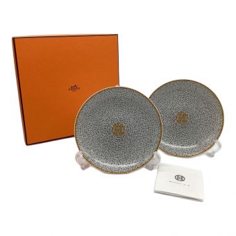 HERMES (エルメス) プレート 16cm モザイク ヴァンキャトル 2Pセット