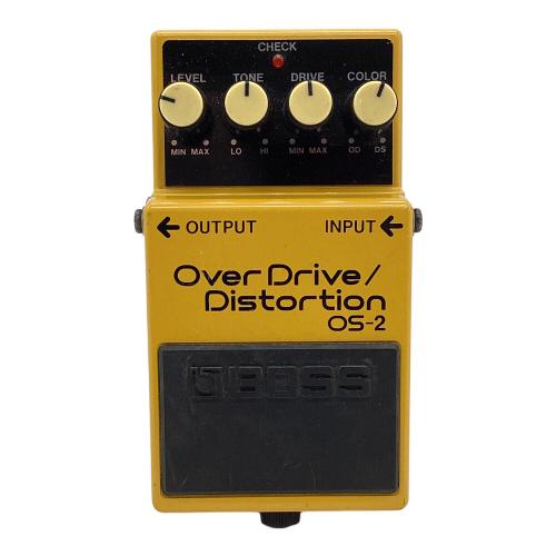 BOSS (ボス) オーバードライブ/ディストーション OverDrive/Distortion OS-2 台湾製 動作確認済み