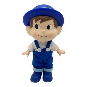 ポコちゃん ソフビフィギュア　オーバーオール ブルー