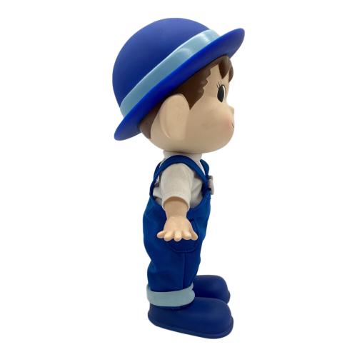 ポコちゃん ソフビフィギュア　オーバーオール ブルー