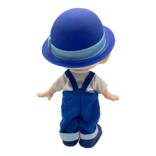 ポコちゃん ソフビフィギュア　オーバーオール ブルー