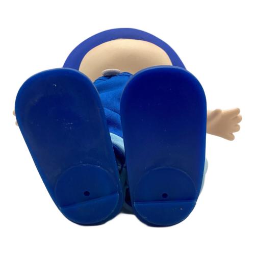 ポコちゃん ソフビフィギュア　オーバーオール ブルー