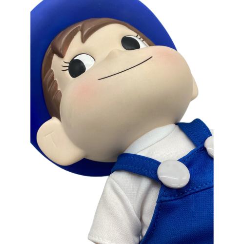 ポコちゃん ソフビフィギュア　オーバーオール ブルー