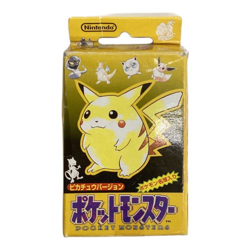 ポケットモンスター トランプ 欠品無し ピカチュウバージョン