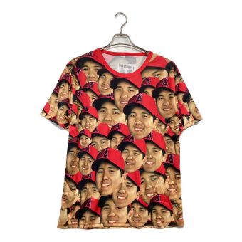 大谷翔平顔だらけTシャツ レッド