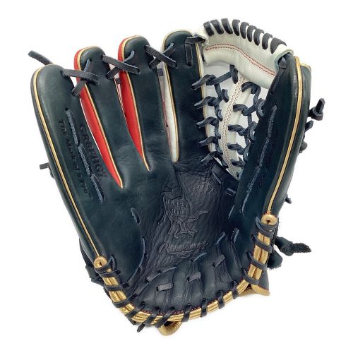 RAWLINGS (ローリングス) 軟式グローブ ネイビー×レッド HOH GOLD 外野用 左投げ用 GR8FHG7