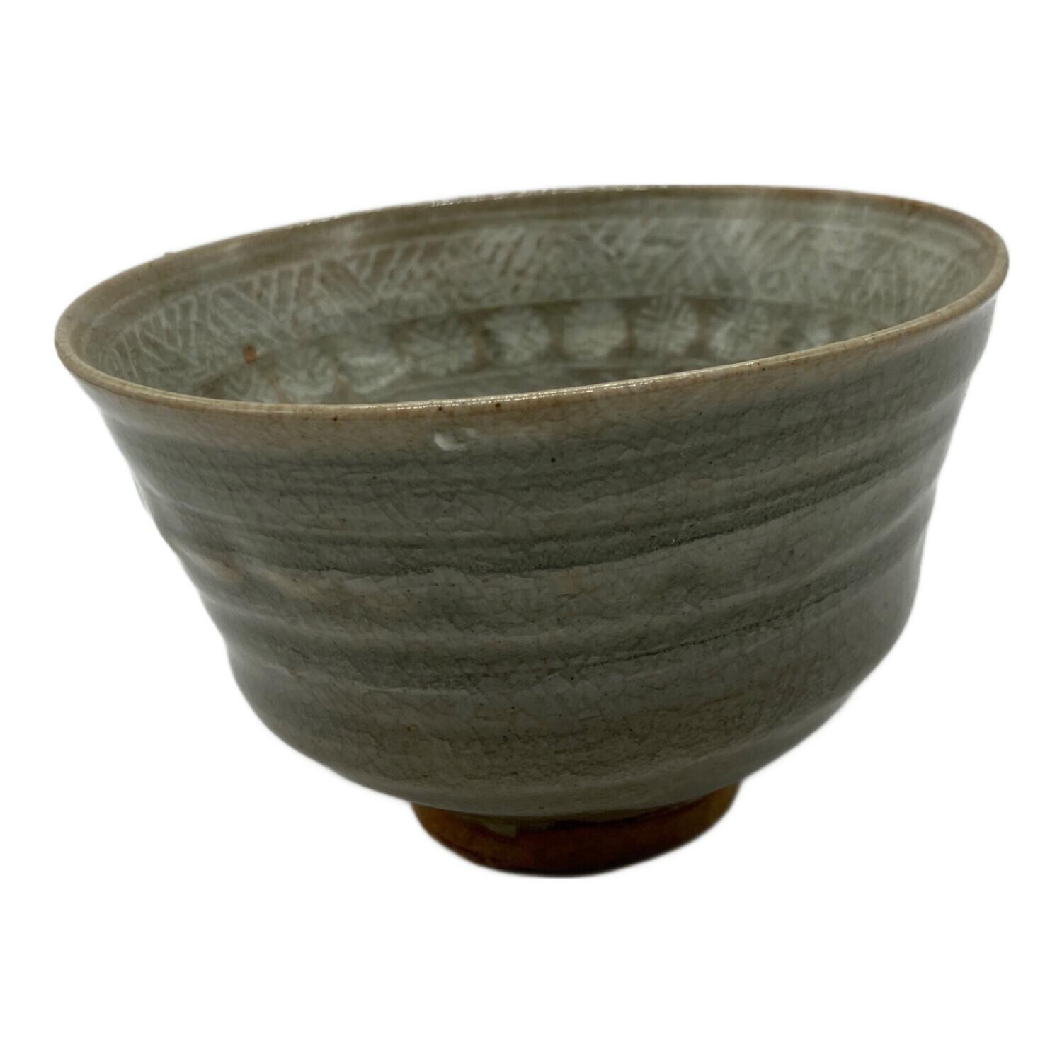 李朝花三嶋茶碗 Yahoo!オークション - 【哲】【特別出品】最上手の李朝花三島