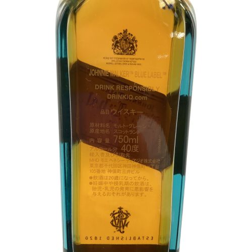 ジョニーウォーカー (Johnnie Walker) ブレンドスコッチウィスキー No.AGI29581 750ml 箱付 ブルーラベル 未開封