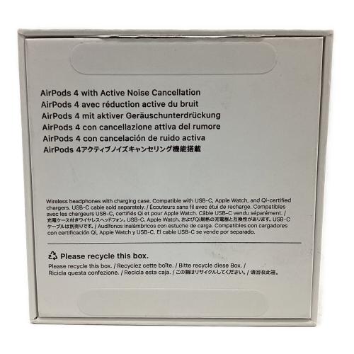 Apple (アップル) AirPods(第4世代) MXP93J/A USB-typeC