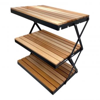 ANOBA (アノバ) 2トーンウッドラック 3段 スチール 天然木(ブナ)