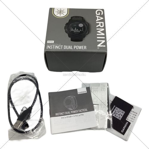 GARMIN (ガーミン) Instinct Dual Power Tactical Edition キズ・ヨゴレ有 010-02293-44 程度:Bランク -