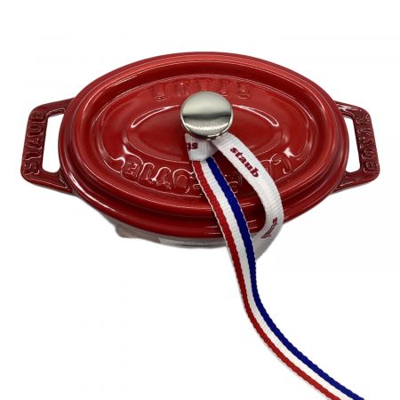 Staub (ストウブ) ホーロー鍋 レッド 40509-807 ココット オーバル