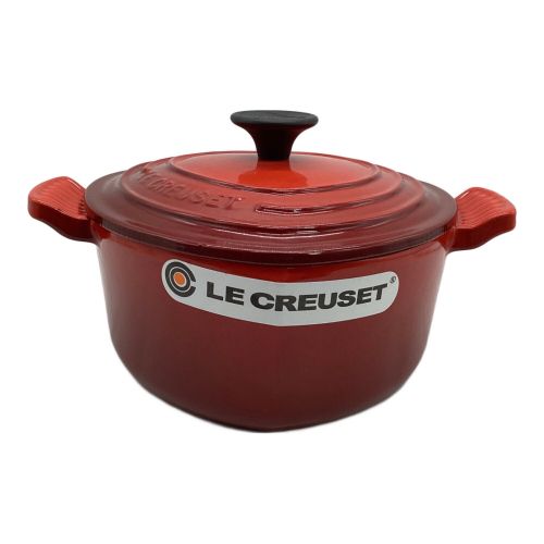 LE CREUSET (ルクルーゼ) ココット・ダムール 18cm レッド ハート型