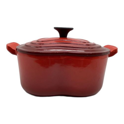 LE CREUSET (ルクルーゼ) ココット・ダムール 18cm レッド ハート型