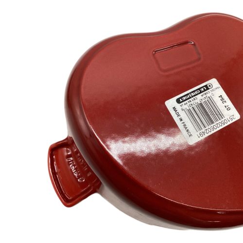 LE CREUSET (ルクルーゼ) ココット・ダムール 18cm レッド ハート型