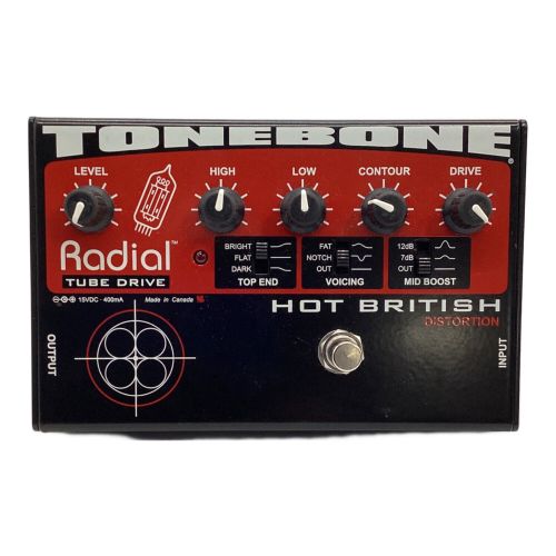 RADIAL（ラディアル）TONEBONE HOT BRITISH ﾃﾞｨｽﾄｰｼｮﾝ 動作確認済み