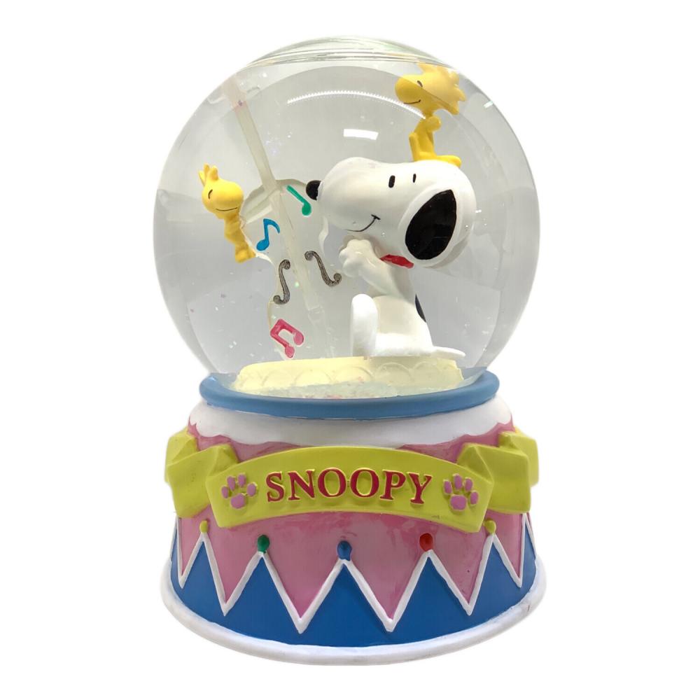 SNOOPY (スヌーピー) オルゴール付きスノードーム バライロノジンセイ