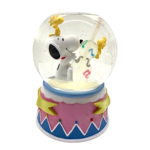 SNOOPY (スヌーピー) オルゴール付きスノードーム バライロノジンセイ