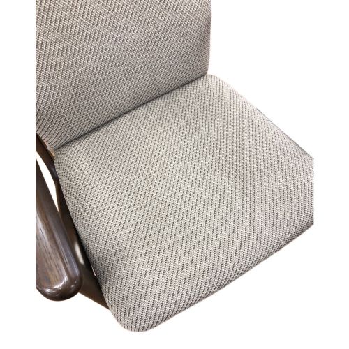 浜本工芸 (ハマモトコウゲイ) リクライニングチェアー グレー×ブラウン 204 No.8000