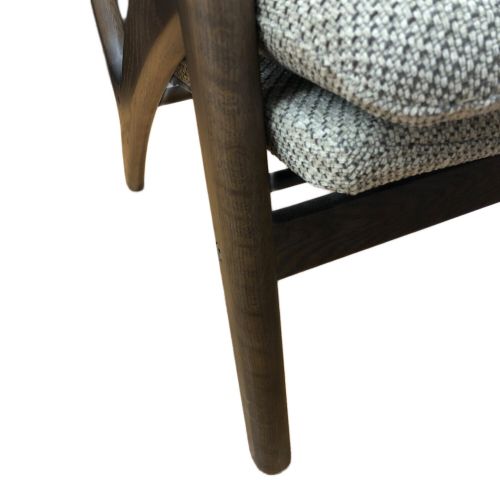 浜本工芸 (ハマモトコウゲイ) リクライニングチェアー グレー×ブラウン 204 No.8000