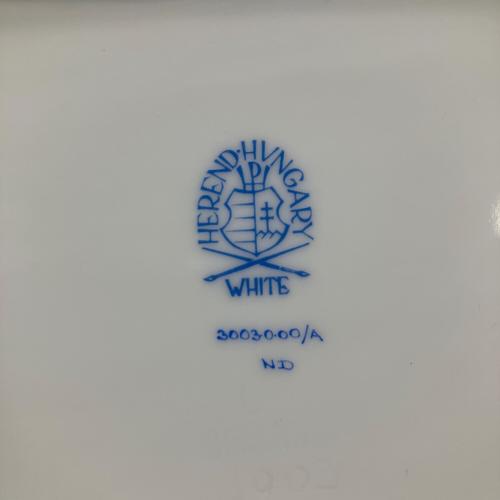 Herend (ヘレンド) ディッシュプレート バロックホワイト