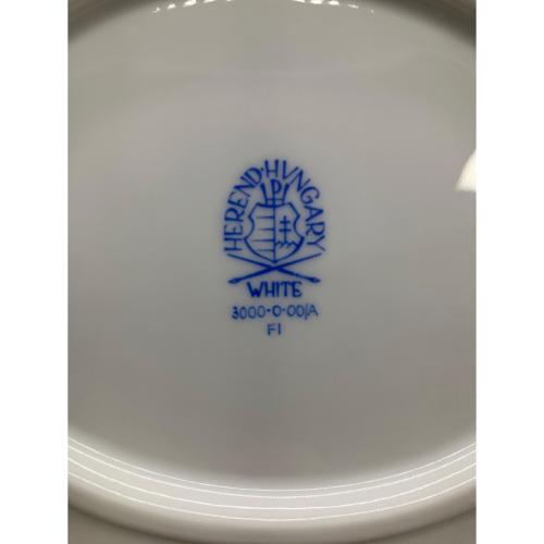 Herend (ヘレンド) オーバルディッシュ ※保管ヨゴレ有 バロックホワイト