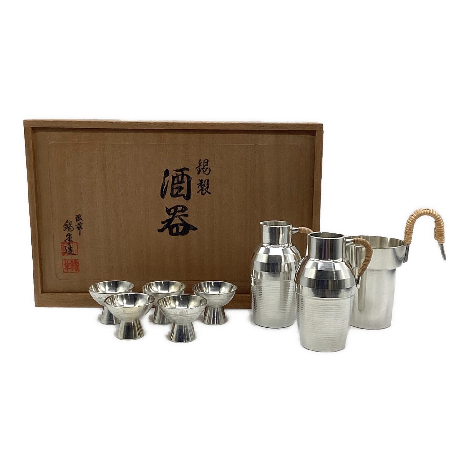 錫半 (スズハン) 酒器揃 浪華 8Pセット｜トレファクONLINE