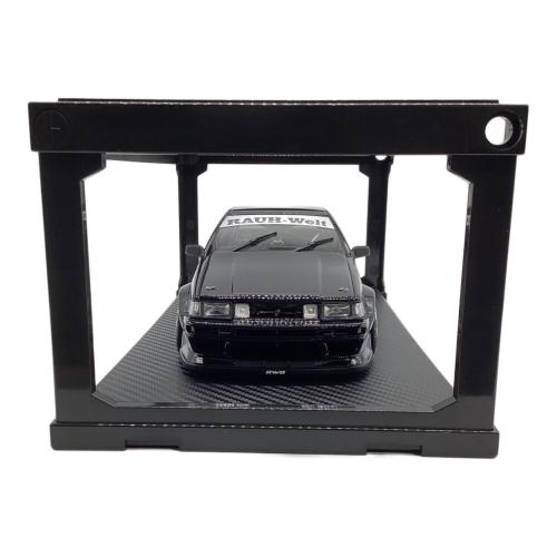 モデルカー 1/18 RWB AE86 Black ignitionモデル