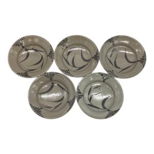 唐津焼 (カラツヤキ) 和皿 十三代 中里太郎右衛門 5Pセット